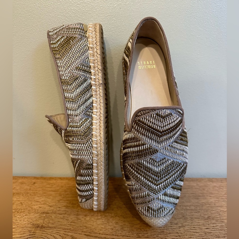 Stuart Weitzman slip on Espadrilles